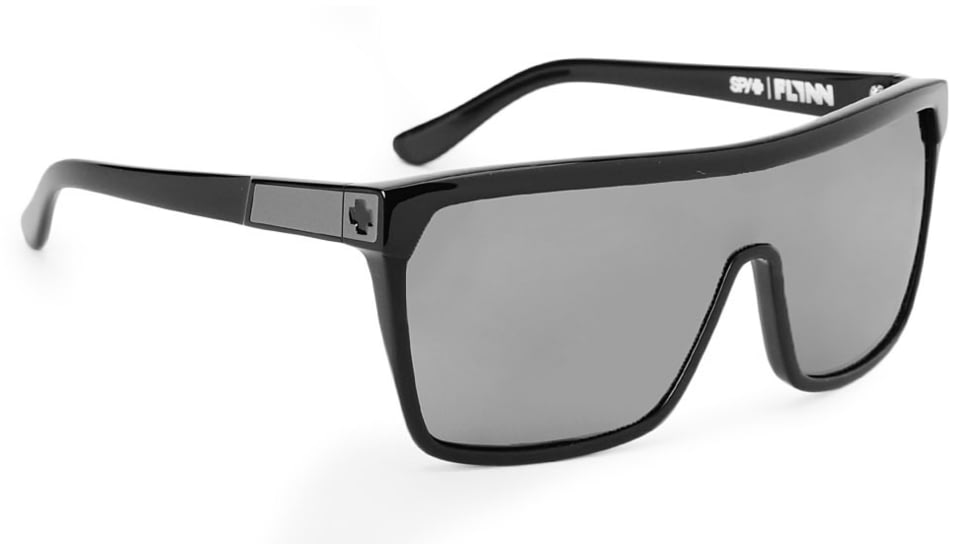 Spy Optic Flynn Sunglasses w/ Shiny Black Matte Black Frame &amp; Grey Lens