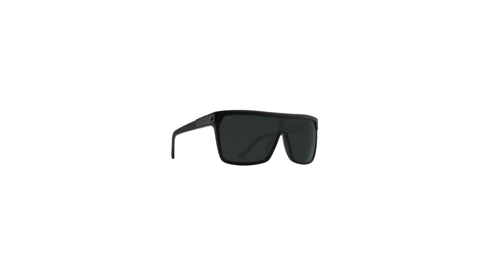 Spy Optic Flynn Soft Matte Sunglasses w/ Happy Boost Polar Black Mirror, Black, One Size, 150550