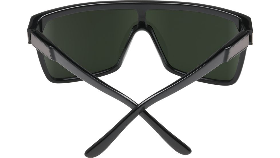 Spy Optic Flynn Sunglasses, Black/Matte Black Frame, Happy Gray Green Lens, 670323769863