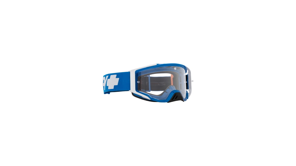 Spy Optic Foundation Motocross Goggles, Checkers Frame, Clear Lens, Medium, 110281