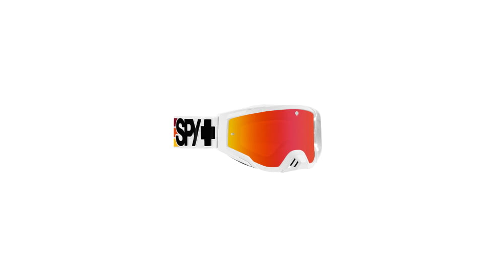 Spy Optic Foundation Plus Matte Motocross Goggles, White, One Size, 111073