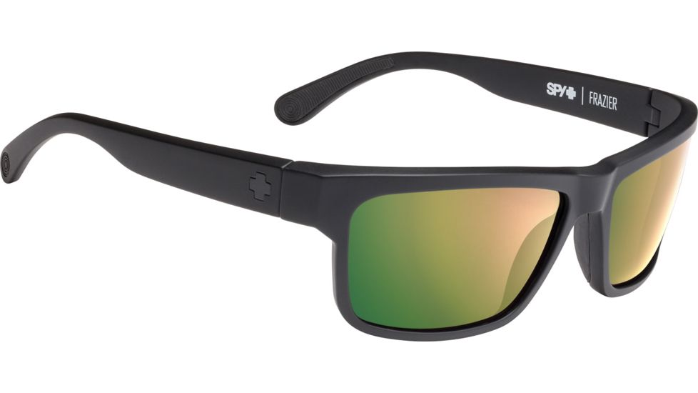 Spy Optic Frazier Bifocal Prescription Sunglasses, Soft Matte Black Frame, Polarized, 673176973763BI