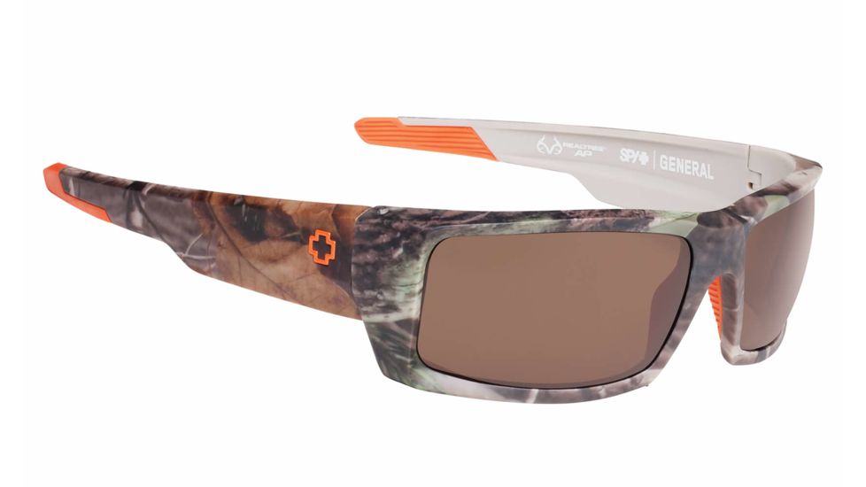 Spy Optic General Sunglasses, Real Tree Frame, Happy Bronze Polar Lens 673118158885
