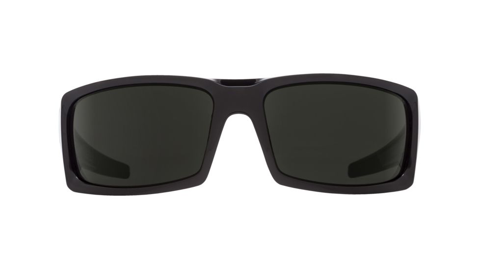 Spy Optic General Sunglasses, Black Frame, Happy Grey Green Lens 673118038863