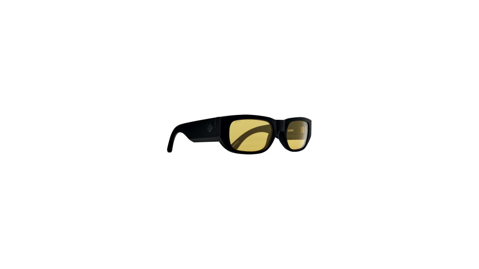 Spy Optic Genre Matte Sunglasses w/ Happy Yellow, Black, One Size, 100786