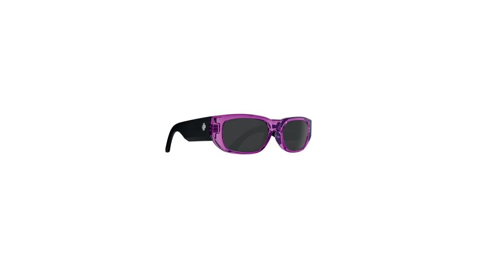 Spy Optic Genre Men's Sunglasses, Translucent Magenta Matte Black Frame, Happy Gray Lens, Medium/Large, 162956