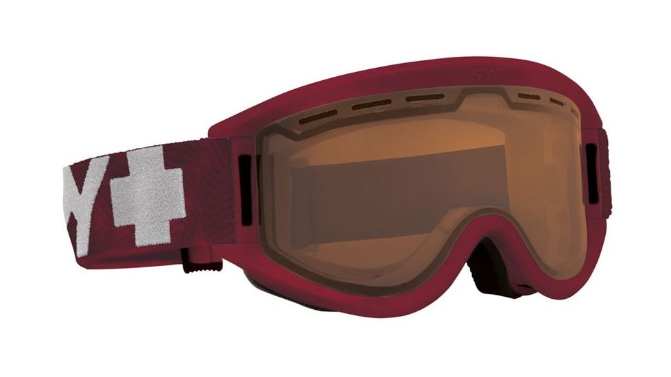 Spy Optic Getaway Ski Goggles - Matte BurgundyFrame, Persimmon Lens, 313162202185
