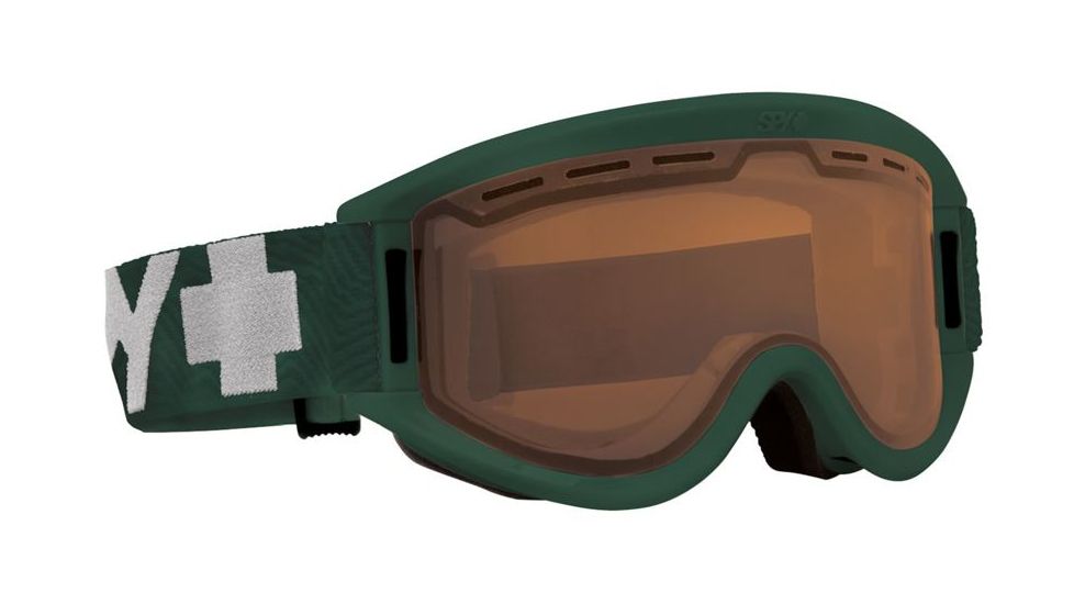 Spy Optic Getaway Ski Goggles - Matte GreenFrame, Persimmon Lens, 313162382185