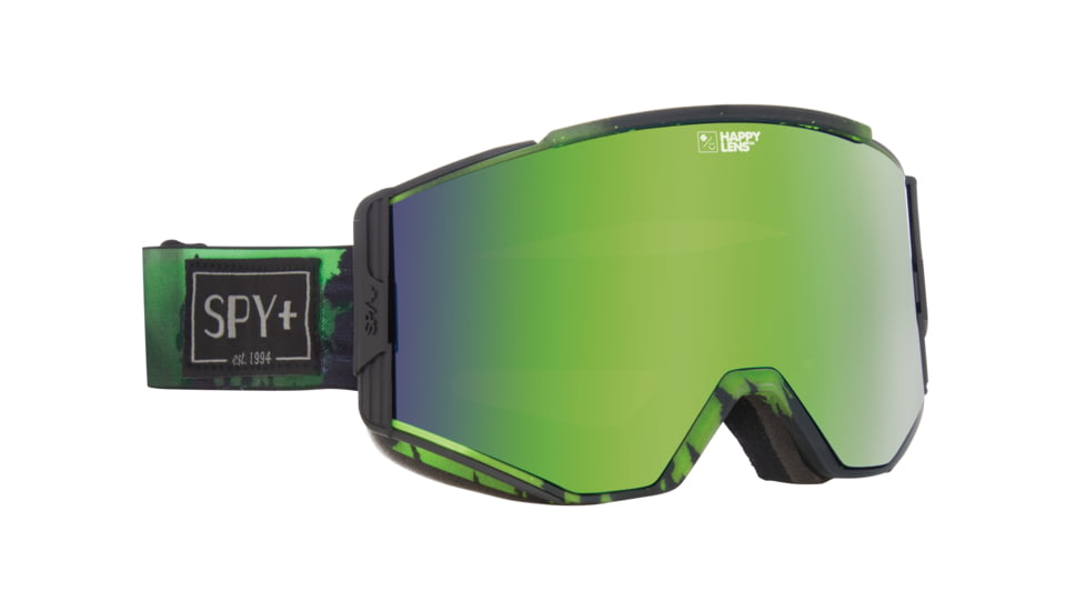 Spy Optic  Goggles, Aurora Green Frame, Happy Green Spectra  +  Happy Lucid Silver Lens, 310071524463
