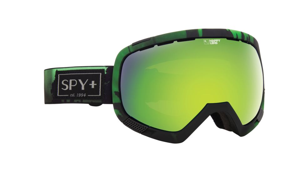 Spy Optic  Goggles, Aurora Green Frame, Happy Green Spectra  +  Happy Lucid Silver Lens, 312012524463