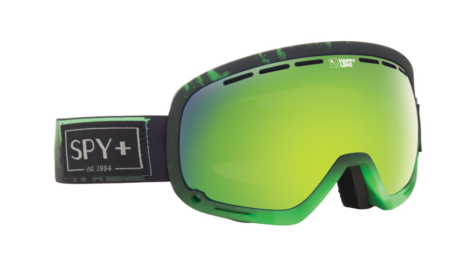 Spy Optic  Goggles, Aurora Green Frame, Happy Green Spectra  +  Happy Lucid Silver Lens, 313013524463
