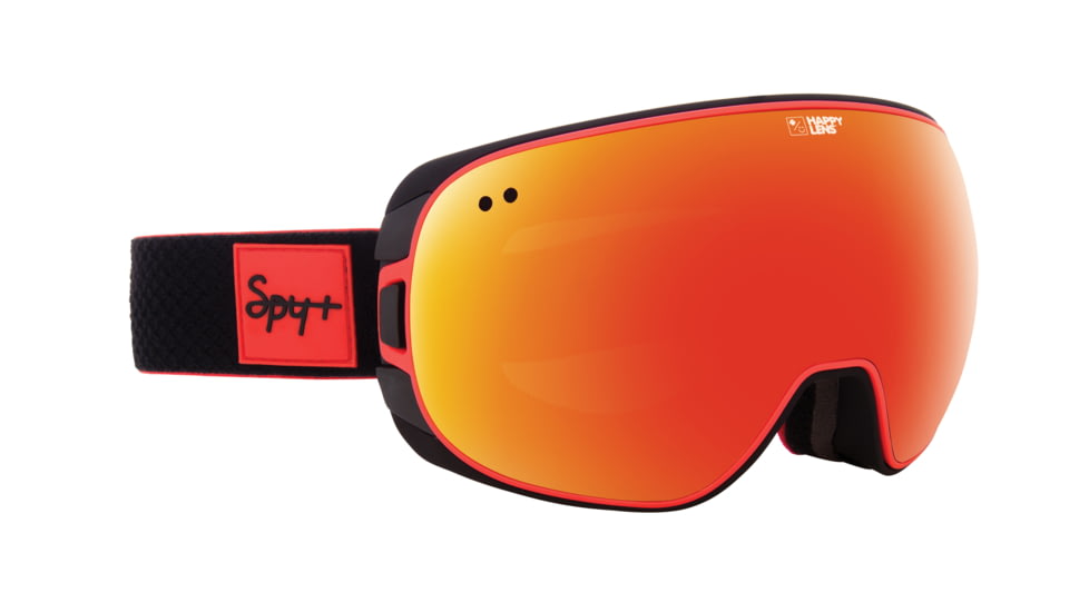 Spy Optic  Goggles, Black Red Frame, Happy Red Spectra  +  Happy Lucid Green Lens, 313073297460