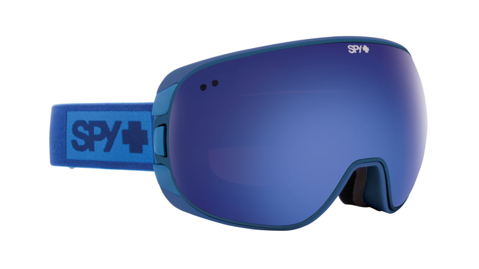 Spy Optic  Goggles, Elemental Navy Frame, Bronze W/ Dark Blue Spectra  +   Blue Contact Lens, 313073527536