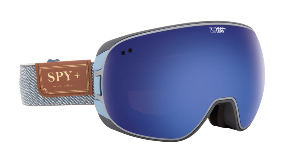 Spy Optic  Goggles, Hunter Gray Frame, Happy Dark Blue Spectra  +  Happy  Lucid Red Lens, 313073411462
