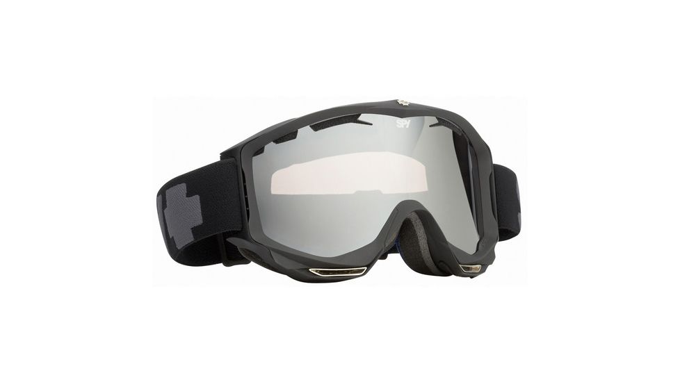Spy Optic 311016374084 Omega Goggles - Matte Black Frame, Bronze w/ Silver Mirror Lens
