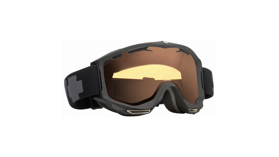 Spy Optic 311016374185 Omega Goggles - Matte Black Frame, Persimmon Lens
