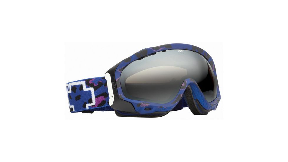 Spy Optic 311017720190 Soldier Goggles - Matte Blue w/ Cheeta Frame / Persimmon w/ Light Silver Mirror Lenses