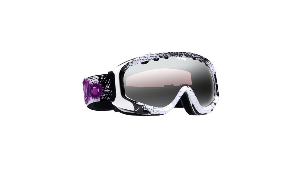 Spy Optic 311017844200 Soldier Goggles - Pop Sider White Print Frame / Rose w/Silver Mirror Lenses