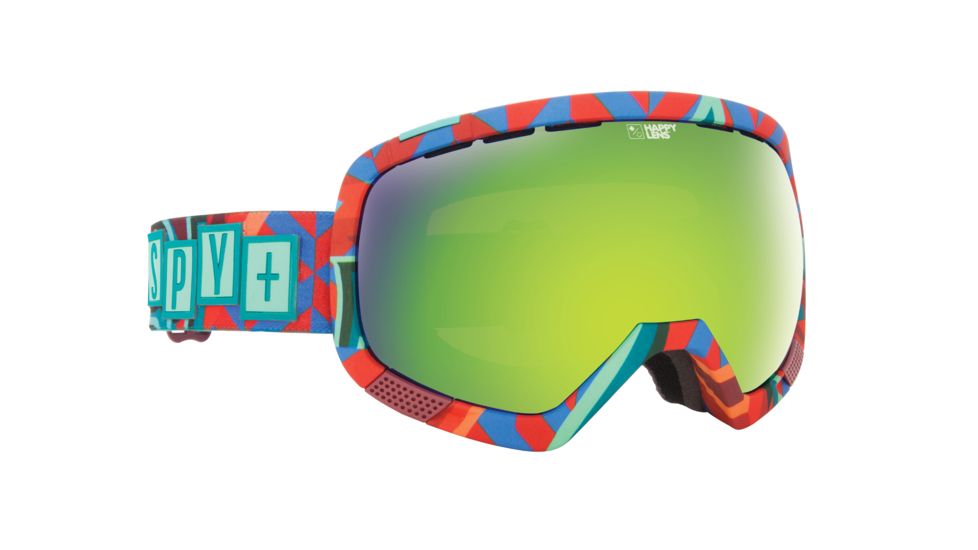 Spy Optic  Goggles, Spy  +  Tsl  +  Trav Frame, Happy Green Spectra  +  Happy Lucid Lens, 312012532463