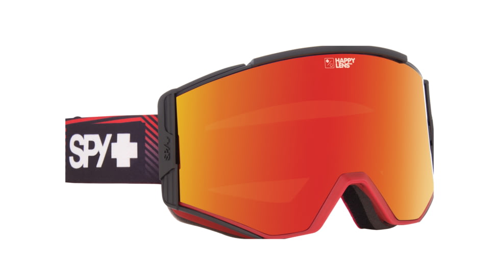 Spy Optic  Goggles, Stacked Red Frame, Happy Red Spectra  +  Happy Lucid Green Lens, 310071542460