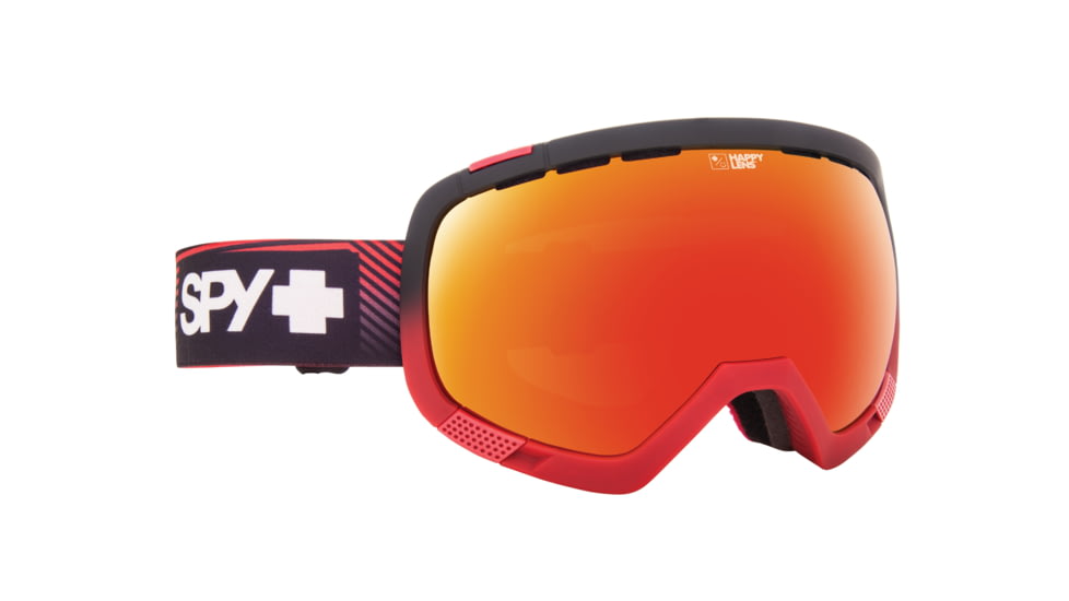 Spy Optic  Goggles, Stacked Red Frame, Happy Red Spectra  +  Happy Lucid Green Lens, 312012542460