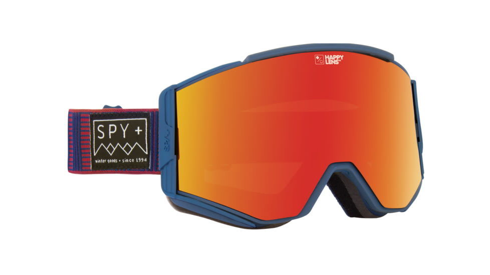 Spy Optic  Goggles, Stitched Blue Frame, Happy Red Spectra  +  Happy Lucid Green Lens, 310071543460