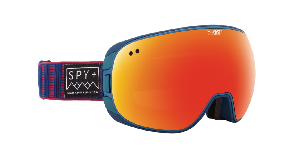 Spy Optic  Goggles, Stitched Blue Frame, Happy Red Spectra  +   Happy Lucid Green Lens, 313073543460