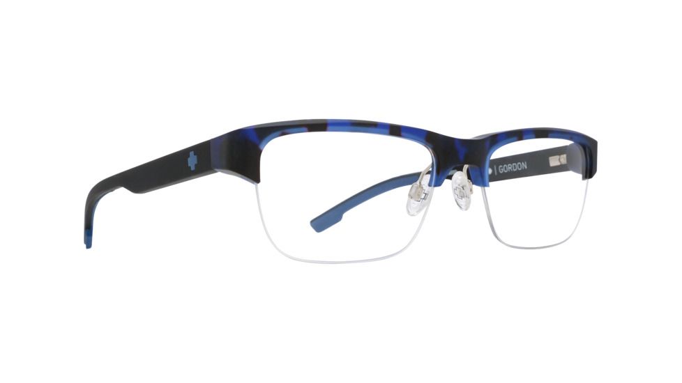 Spy Optic Gordon Eyeglass Frame, Matte Navy Tort/Matte Black, 573497268000
