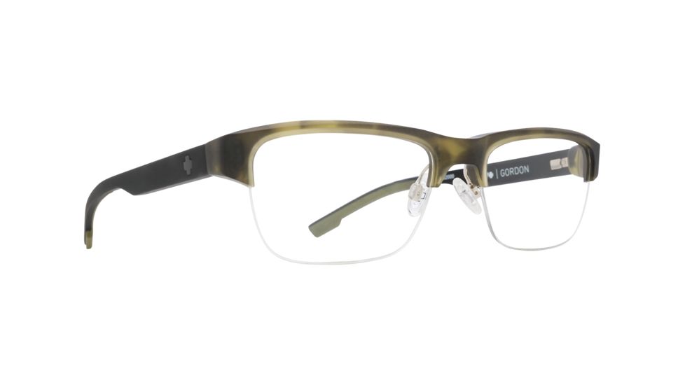 Spy Optic Gordon Eyeglass Frame, Matte Olive Brush/Matte Black, 573497682000