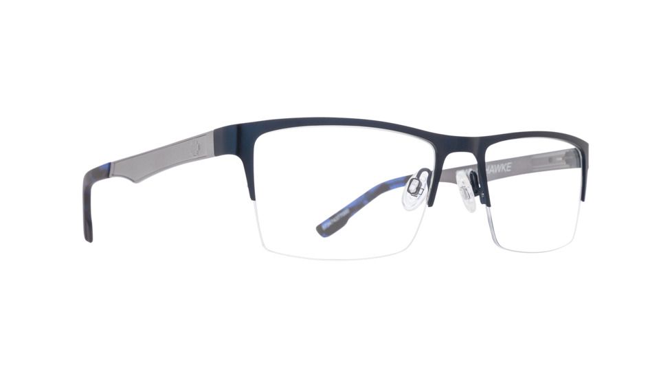 Spy Optic Hawke Single Vision Prescription Eyeglasses, Matte Navy/Matte Navy Tort Frame, 573474377000SV