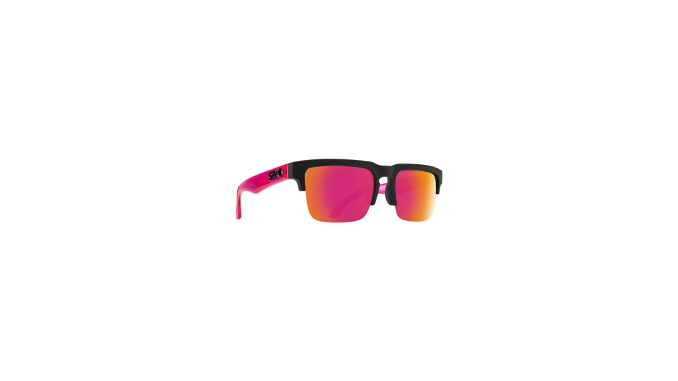 Spy Optic Helm 5050 Soft Matte Translucent Sunglasses, Black, One Size, 49085