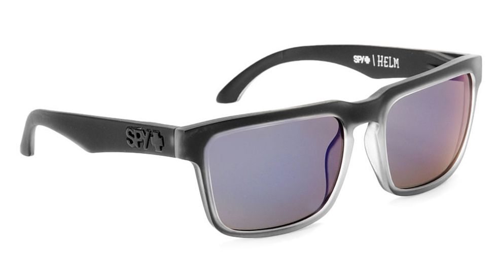 Spy Optic Helm Sunglasses w/ Black Ice Frame &amp; Purple Spectra Lens