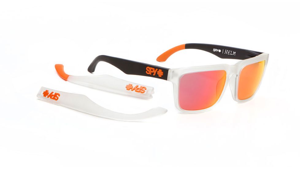 Spy Optic Helm Sunglasses w/ Cult Frame &amp; Grey Red Spectra Lens