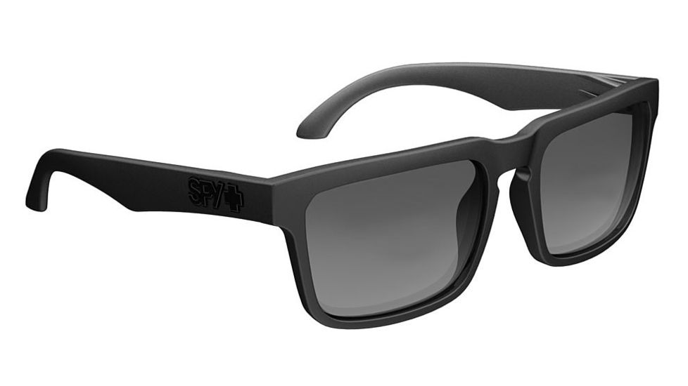 Spy Optic Helm Sunglasses w/ Matte Black Frame &amp; Grey Polar Lens