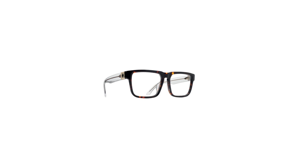 Spy Optic Helm Optical 56 Sunglasses, Dark Tort Crystal Frame, Demo w/ Spy+ Lens Print Lens, Medium, 92046