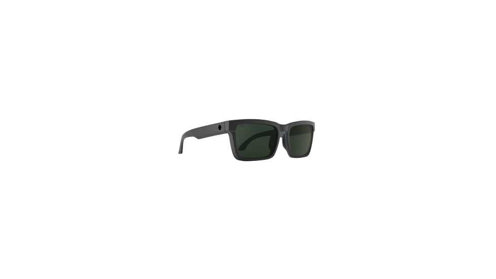 Spy Optic Helm Tech Matte Dark Sunglasses w/ Happy Gray Green, Gray, One Size, 91311