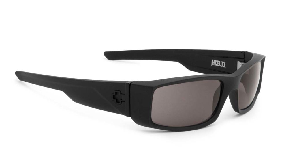 Spy Optic Hielo Progressive Prescription Sunglasses, Matte Black Frame, Grey Lens-670375374129PR