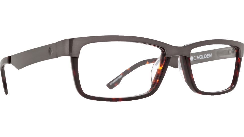 Spy Optic Holden Eyeglass Frames, Brushed Gunmetal/Dark Tort Frame, 573445673000
