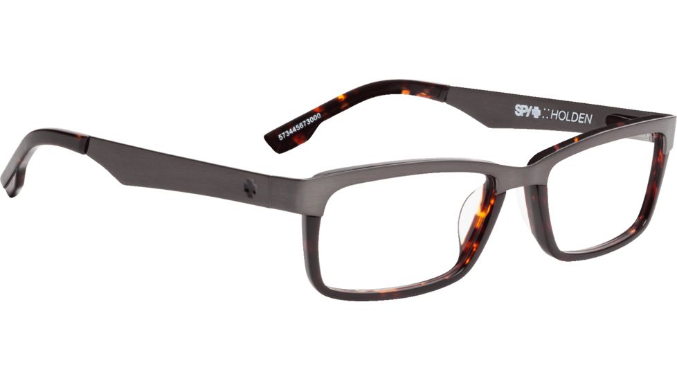 Spy Optic Holden Eyeglass Frames, Brushed Gunmetal/Dark Tort Frame, 573445673000