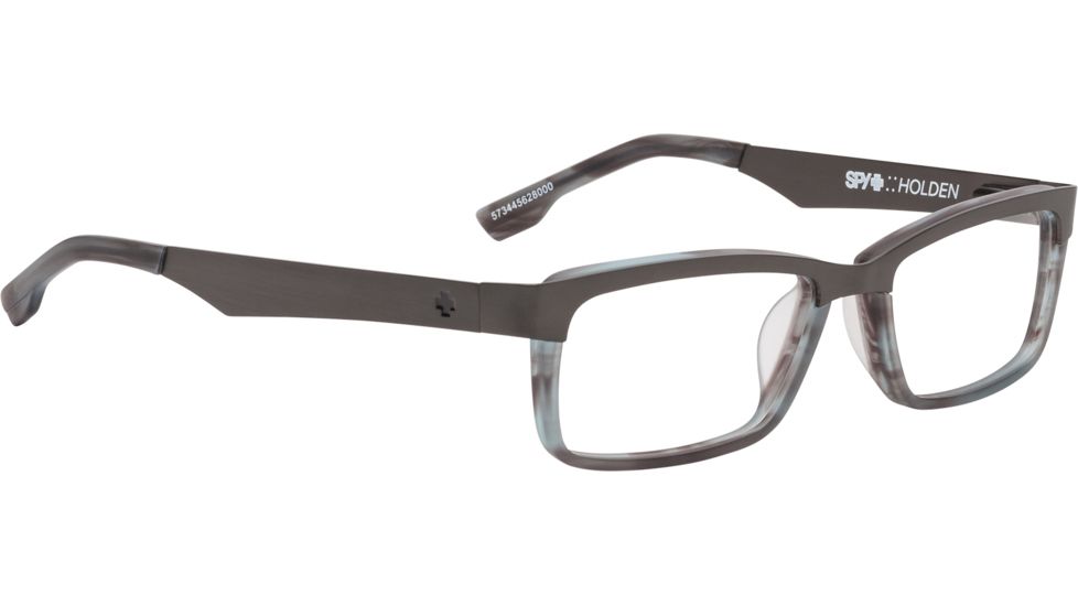 Spy Optic Holden Eyeglass Frames, Brushed Gunmetal/Matte Gray Smoke Frame, 573445628000