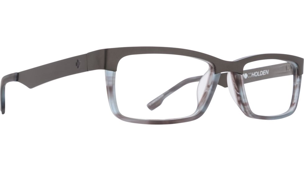 Spy Optic Holden Eyeglass Frames, Brushed Gunmetal/Matte Gray Smoke Frame, 573445628000