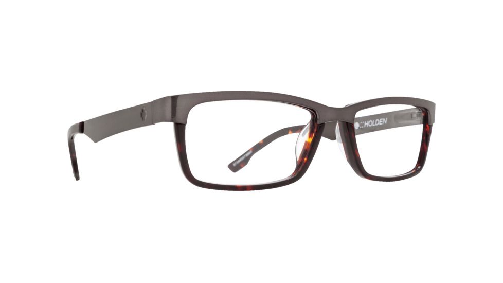 Spy Optic Holden Eyeglass Frames, Brushed Gunmetal/Dark Tort Frame, 573445673000