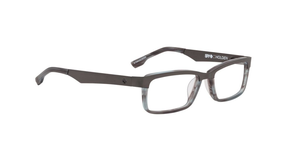 Spy Optic Holden Eyeglass Frames, Brushed Gunmetal/Matte Gray Smoke Frame, 573445628000