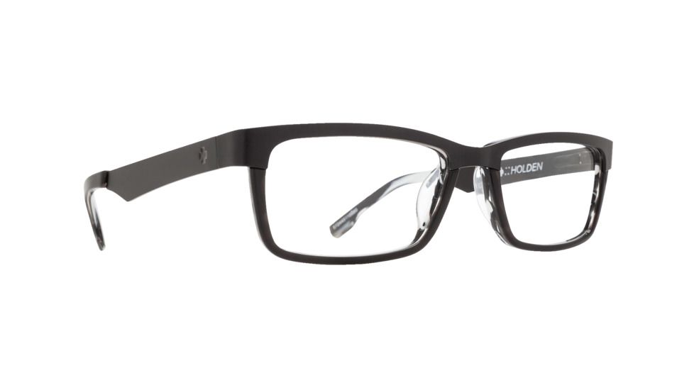 Spy Optic Holden Eyeglass Frames, Matte Black/Black Horn Frame, 573445110000