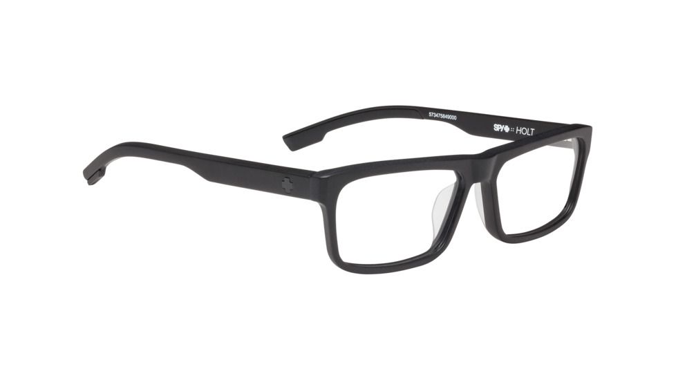 Spy Optic Holt Progressive Prescription Eyeglasses, Matte Black/Matte Black Frame, 573475849000PR