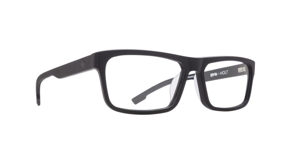 Spy Optic Holt Progressive Prescription Eyeglasses, Matte Black/Matte Black Frame, 573475849000PR