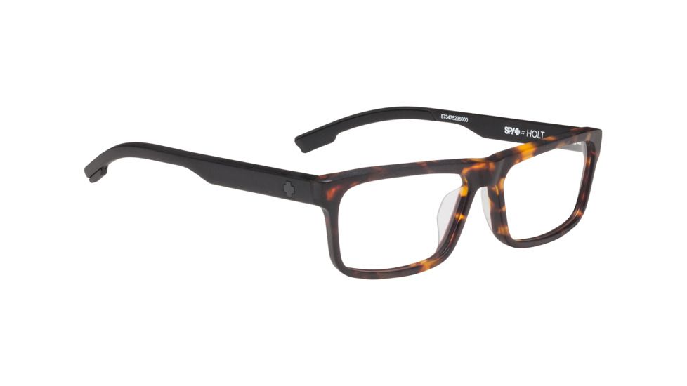 Spy Optic Holt Progressive Prescription Eyeglasses, Matte Classic Camo Tortoise/Matte Black Frame, 573475236000PR