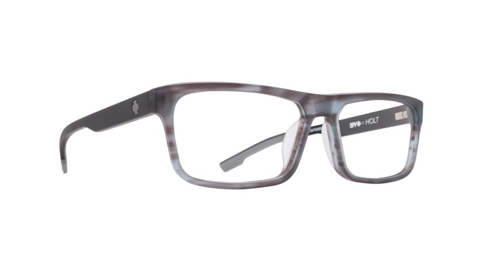 Spy Optic Holt Progressive Prescription Eyeglasses, Matte Gray Smoke/Matte Black Frame, 573475468000PR