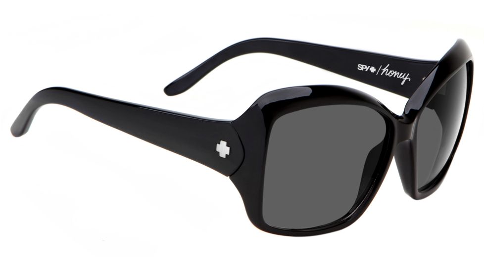 Spy Optic Honey Sunglasses - Black Frame and Grey Polarized  Lens 673035038135