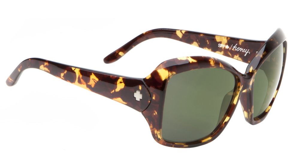 Spy Optic Discord Sunglasses - Vintage Tortoise Frame and Grey Green Lens 673036623133